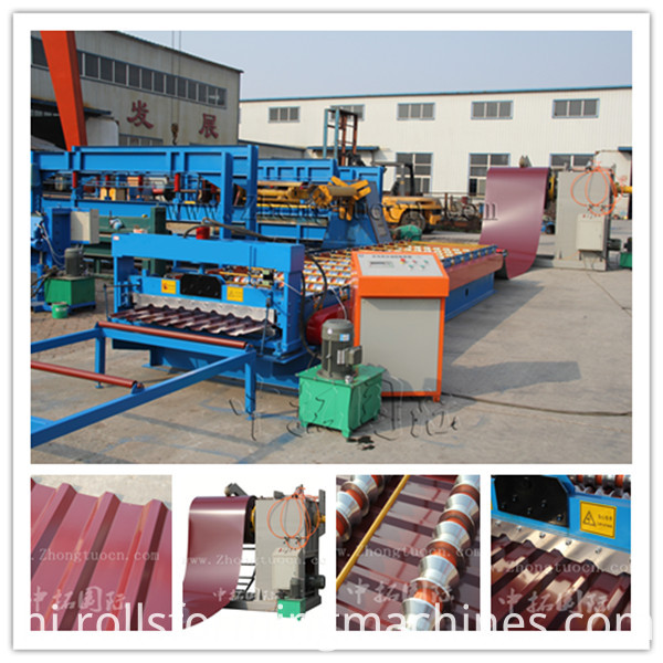 Zinc Roof Roll Forming Machine Zinc Roof Roll Forming Machine